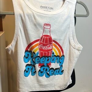 Coca-Cola Rainbow Graphic Tank Large